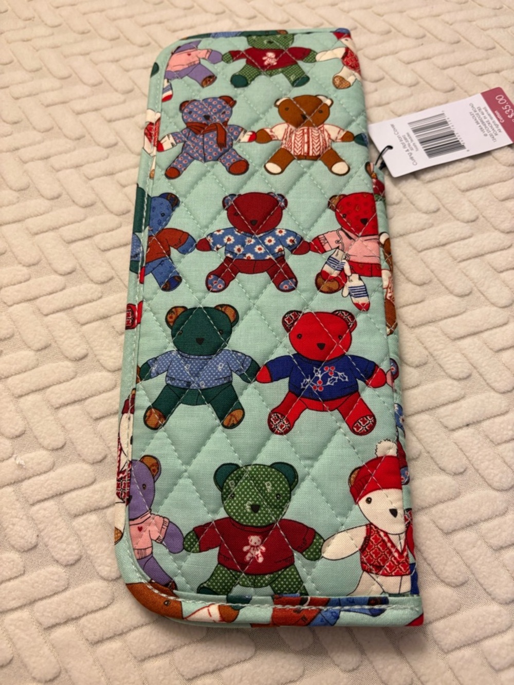 Vera Bradley Quilted Curling/Flat Iron Travel Cover-New- - Picture 3 of 4